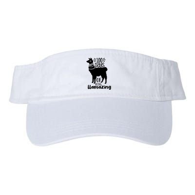 100 Days Of Being Llamazing 100 Days Of School Funny Llama Visor