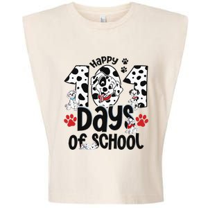 100 Days Of School Dalmatian Dog 100th Day Of School Garment-Dyed Women's Muscle Tee