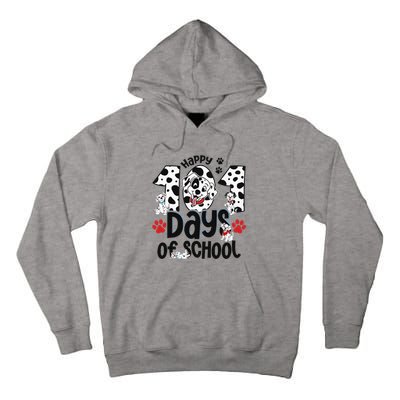 100 Days Of School Dalmatian Dog 100th Day Of School Tall Hoodie