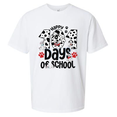 100 Days Of School Dalmatian Dog 100th Day Of School Sueded Cloud Jersey T-Shirt