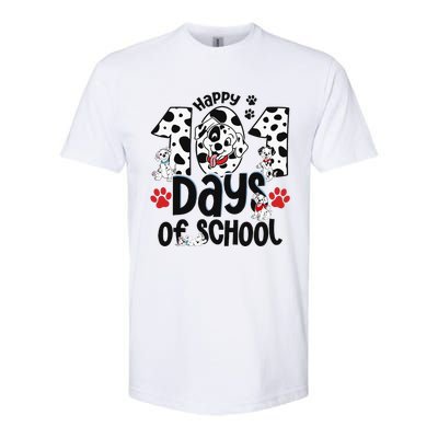 100 Days Of School Dalmatian Dog 100th Day Of School Softstyle® CVC T-Shirt