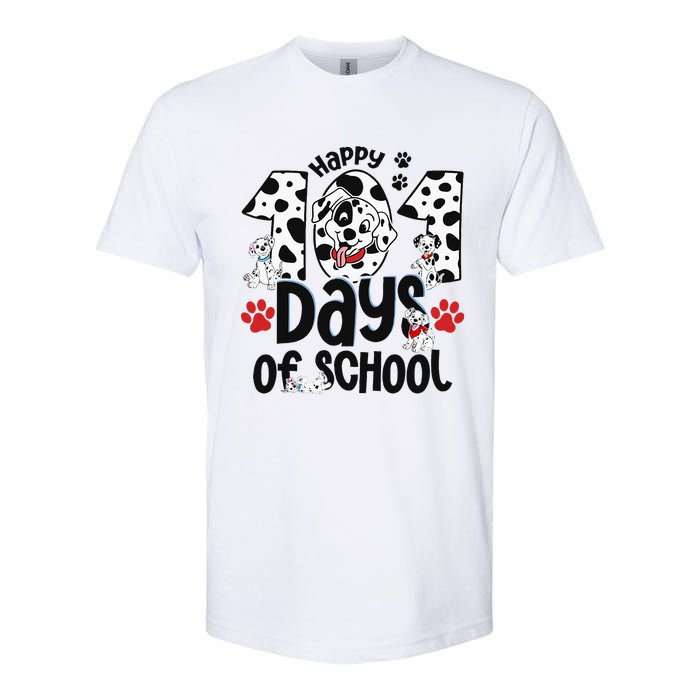 100 Days Of School Dalmatian Dog 100th Day Of School Softstyle® CVC T-Shirt