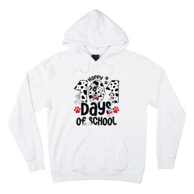 100 Days Of School Dalmatian Dog 100th Day Of School Hoodie