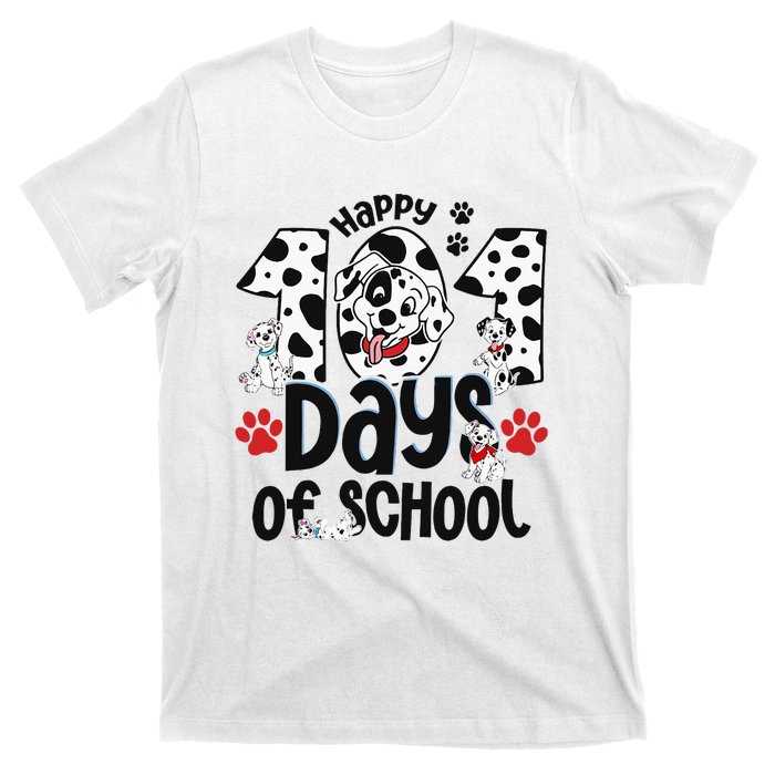 100 Days Of School Dalmatian Dog 100th Day Of School T-Shirt