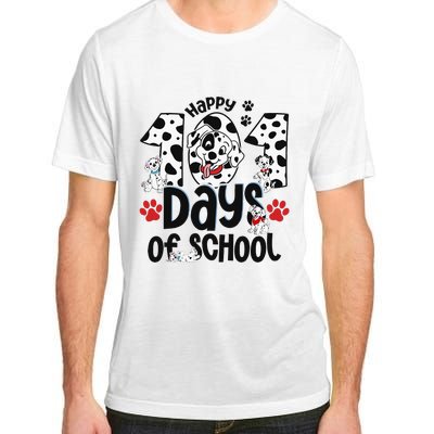 100 Days Of School Dalmatian Dog 100th Day Of School Adult ChromaSoft Performance T-Shirt