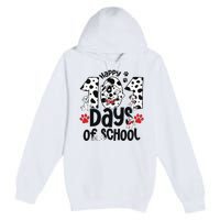 100 Days Of School Dalmatian Dog 100th Day Of School Premium Pullover Hoodie