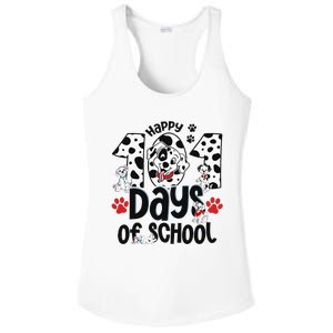 100 Days Of School Dalmatian Dog 100th Day Of School Ladies PosiCharge Competitor Racerback Tank