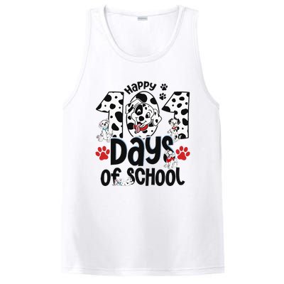 100 Days Of School Dalmatian Dog 100th Day Of School PosiCharge Competitor Tank