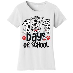 100 Days Of School Dalmatian Dog 100th Day Of School Women's T-Shirt