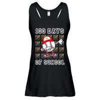 100 Days Of School 100th Day Baseball Teacher Ladies Essential Flowy Tank