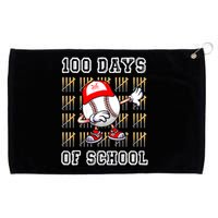 100 Days Of School 100th Day Baseball Teacher Grommeted Golf Towel