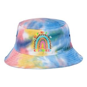 100th Day Of Kindergarten School Rainbow 100 Days Smarter Gift Tie Dye Newport Bucket Hat