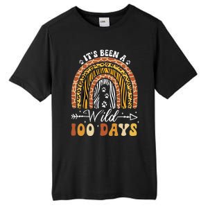 100 Days Of School Teacher 100th Day Of School Rainbow Tall Fusion ChromaSoft Performance T-Shirt