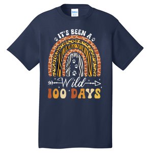 100 Days Of School Teacher 100th Day Of School Rainbow Tall T-Shirt