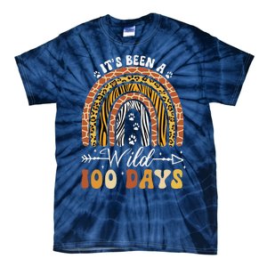 100 Days Of School Teacher 100th Day Of School Rainbow Tie-Dye T-Shirt