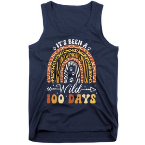 100 Days Of School Teacher 100th Day Of School Rainbow Tank Top