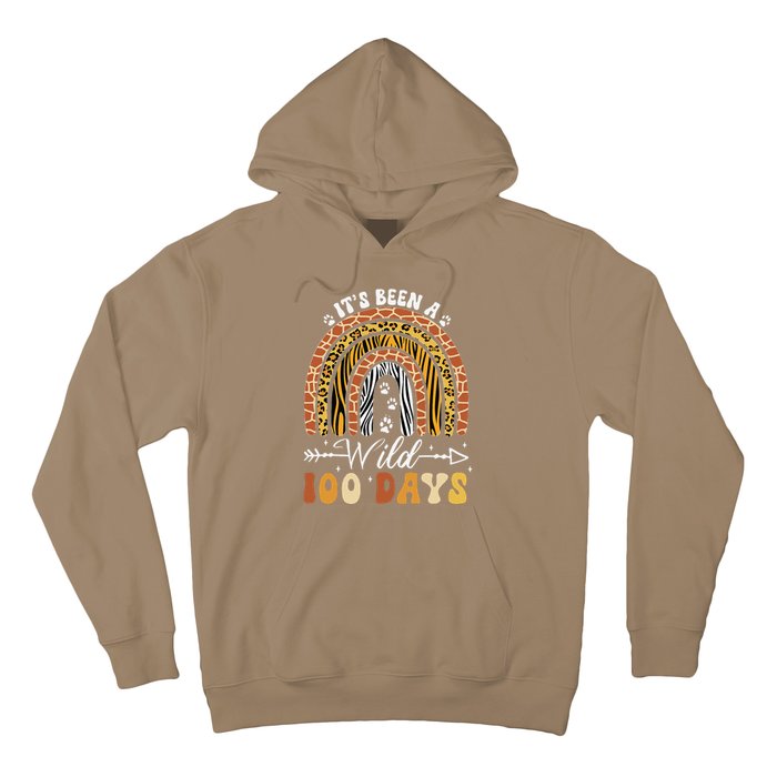 100 Days Of School Teacher 100th Day Of School Rainbow Hoodie