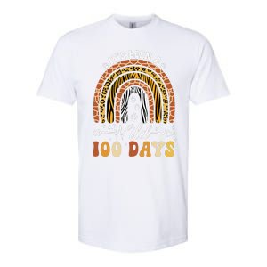 100 Days Of School Teacher 100th Day Of School Rainbow Softstyle CVC T-Shirt