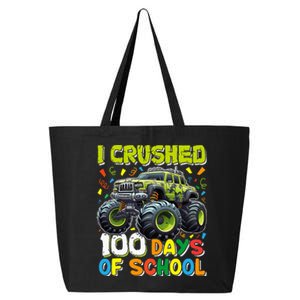 100 Days Of School Monster Truck 100th Day Of School 25L Jumbo Tote