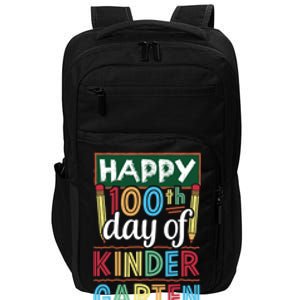 100Th Day Of Kindergarten One Hundred Days Pre School Gift Impact Tech Backpack