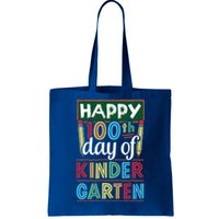 100Th Day Of Kindergarten One Hundred Days Pre School Gift Tote Bag