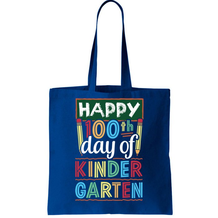 100Th Day Of Kindergarten One Hundred Days Pre School Gift Tote Bag