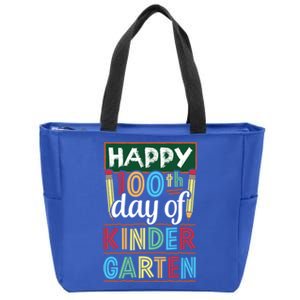 100Th Day Of Kindergarten One Hundred Days Pre School Gift Zip Tote Bag