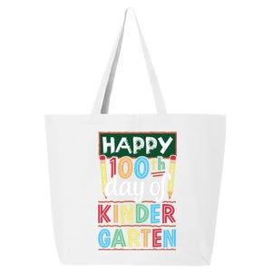 100Th Day Of Kindergarten One Hundred Days Pre School Gift 25L Jumbo Tote