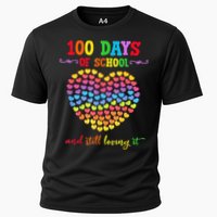 100 Days Of School Celebrate 100th Day Of School Cooling Performance Crew T-Shirt