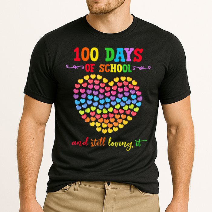 100 Days Of School Celebrate 100th Day Of School Cooling Performance Crew T-Shirt