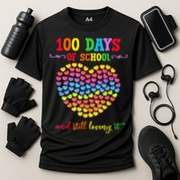 100 Days Of School Celebrate 100th Day Of School Cooling Performance Crew T-Shirt