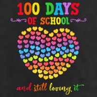 100 Days Of School Celebrate 100th Day Of School Adult Drive Performance Visor