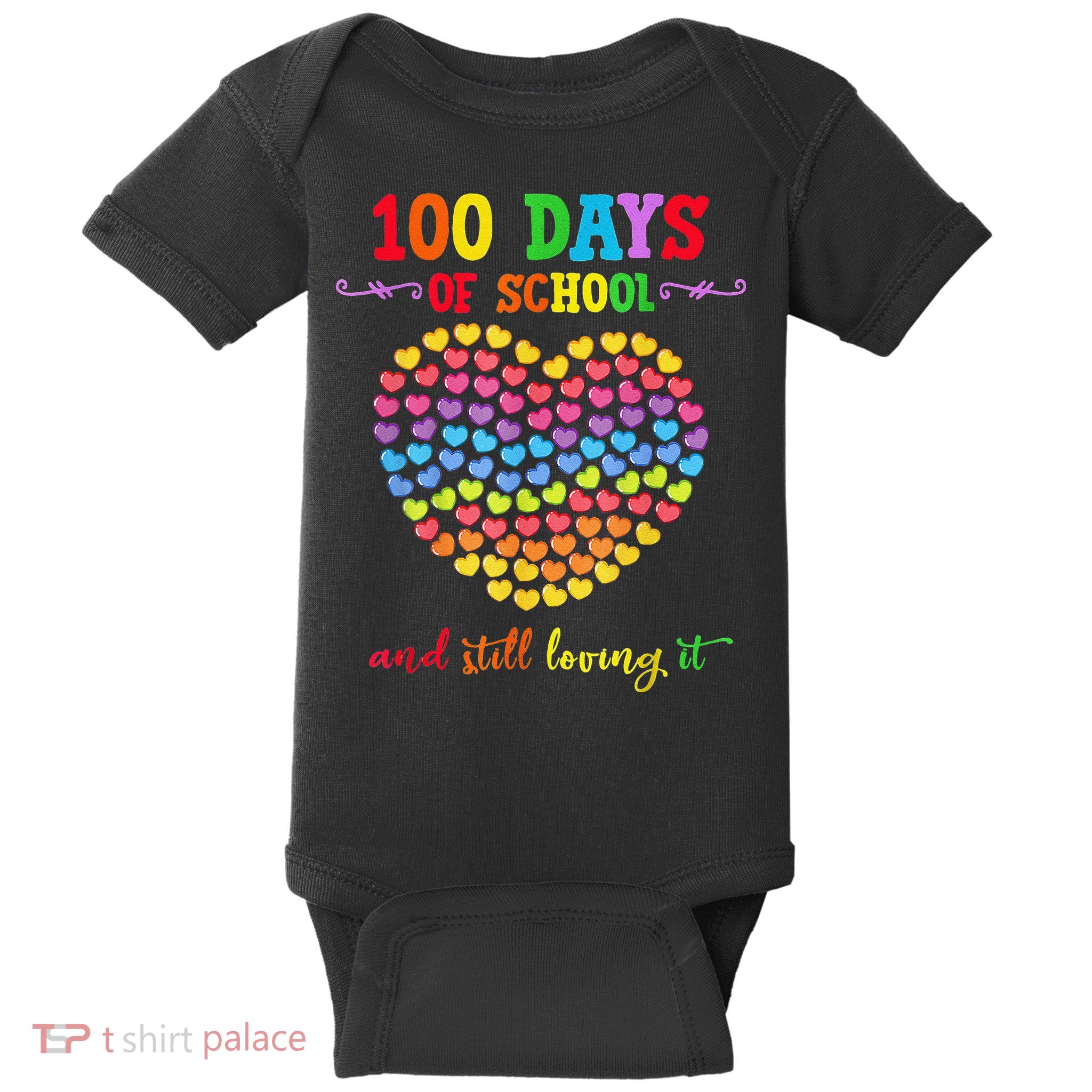 100 Days Of School Celebrate 100th Day Of School Baby Bodysuit