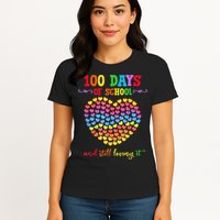 100 Days Of School Celebrate 100th Day Of School Womens T-Shirt