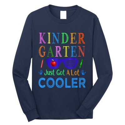 1st Day Of Kindergarten Back To School Boy Girl Kids Long Sleeve Shirt