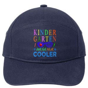 1st Day Of Kindergarten Back To School Boy Girl Kids 7-Panel Snapback Hat