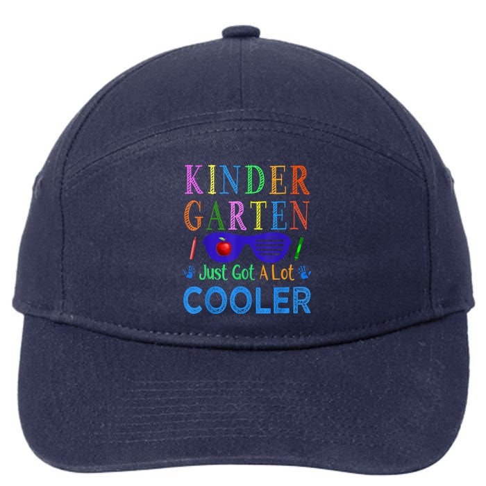 1st Day Of Kindergarten Back To School Boy Girl Kids 7-Panel Snapback Hat