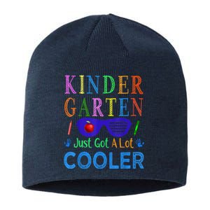 1st Day Of Kindergarten Back To School Boy Girl Kids Sustainable Beanie