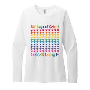 100 Days Of School And Still Loving It Womens CVC Long Sleeve Shirt