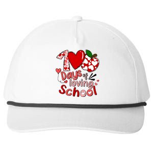 100 Days Of Loving School Groovy Cute Teacher Valentine Snapback Five-Panel Rope Hat