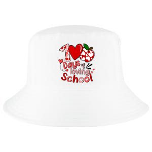 100 Days Of Loving School Groovy Cute Teacher Valentine Cool Comfort Performance Bucket Hat