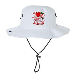 100 Days Of Loving School Groovy Cute Teacher Valentine Legacy Cool Fit Booney Bucket Hat