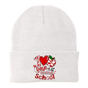 100 Days Of Loving School Groovy Cute Teacher Valentine Knit Cap Winter Beanie