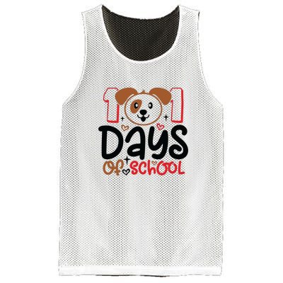 101 Days Of School Dalmatian Dog Teachers Gift Mesh Reversible Basketball Jersey Tank