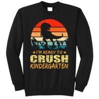 1st Day Of Kindergarten Im Ready To Crush Dinosaur Boy Sweatshirt