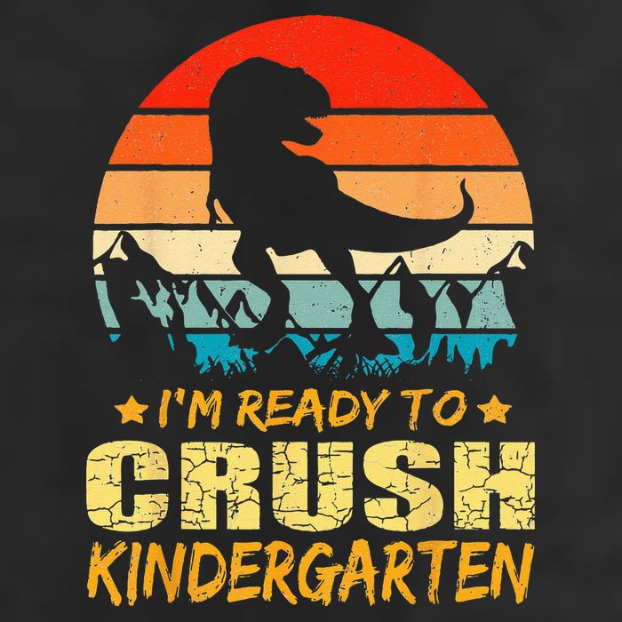 1st Day Of Kindergarten Im Ready To Crush Dinosaur Boy Adult Drive Performance Visor