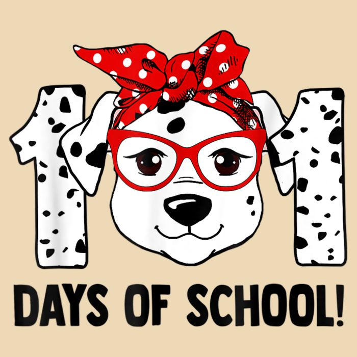 101 Days Of School Dalmatian Dog Teachers Kids Gift Bag