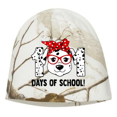 101 Days Of School Dalmatian Dog Teachers Kids Gift Kati - Camo Knit Beanie