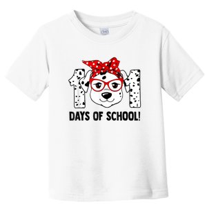 101 Days Of School Dalmatian Dog Teachers Kids Gift Toddler T-Shirt