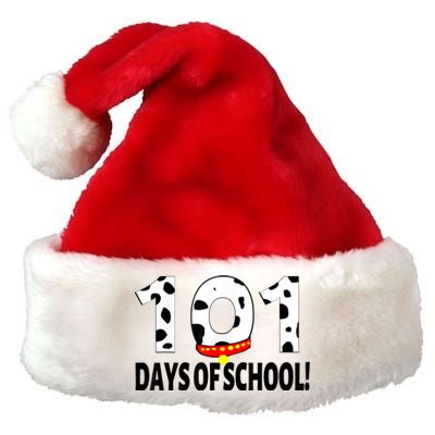 101 Days Of School Dalmatian Dog Premium Christmas Santa Hat